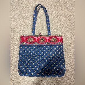 Vera Bradley Floral Quilted Tote Bag